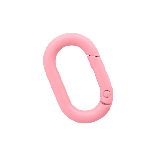 Prym Karabinerhaken Oval 25mm rosa