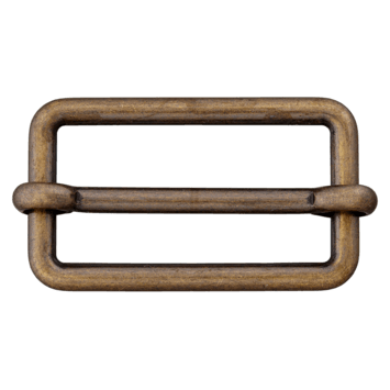 Metallschließe altmessing 30mm