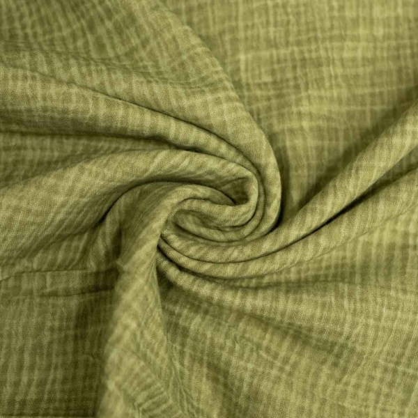 Musselin Double Gauze Vintage khaki
