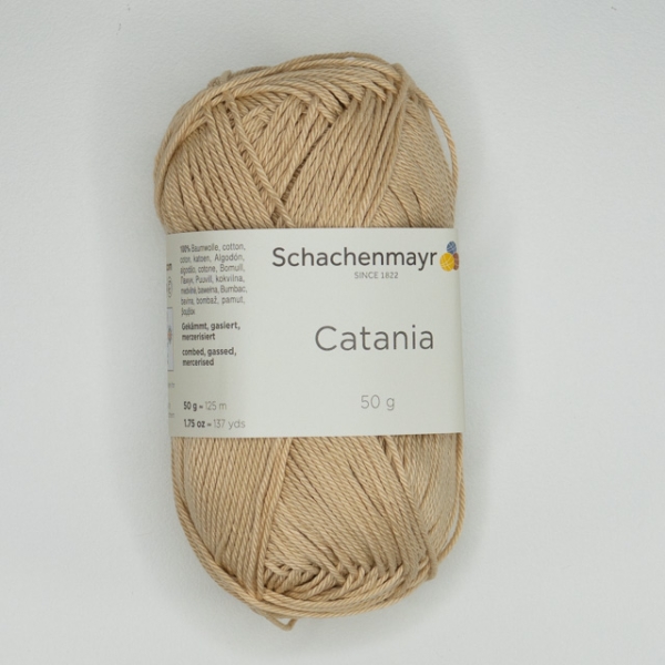 Wollknäuel Baumwolle Catania beige