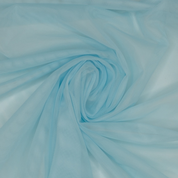 Schleiertüll hellblau