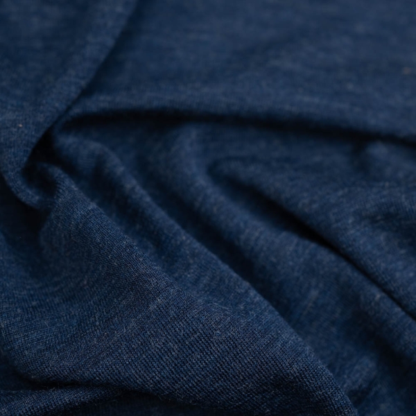 Merino Jersey navy melange
