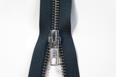 YKK Reißverschluss Metall - Teilbar Für Jacken, 52 Cm Dunkelgrau