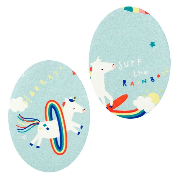 Applikation Einhorn Flicken 2 Stk.