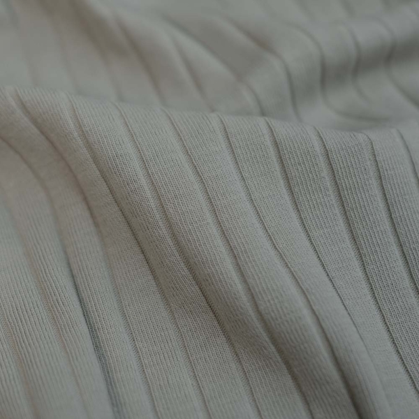 Ripp Baumwolljersey zartes salbei