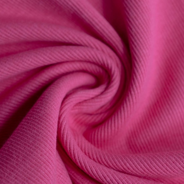 50cm Zuschnitt Ripp Bündchen pink hell