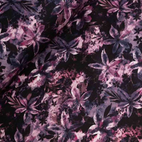 French Terry Sweat Lilien beere