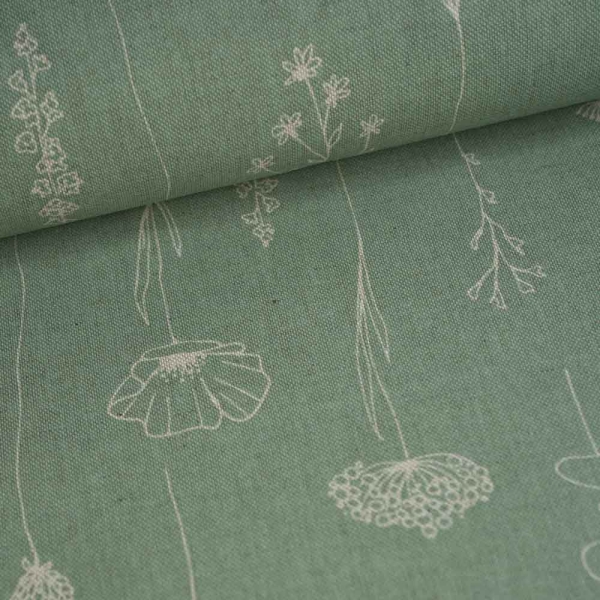 Canvas Blumen salbei