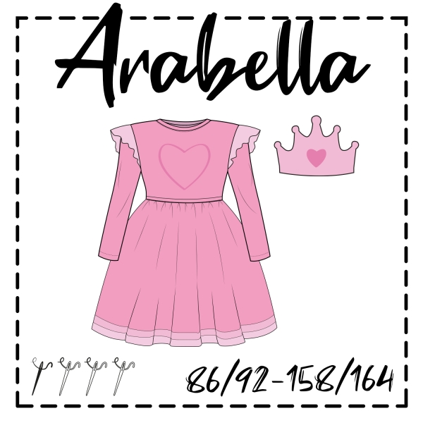 Schnittmuster ARABELLA Papierschnittmuster