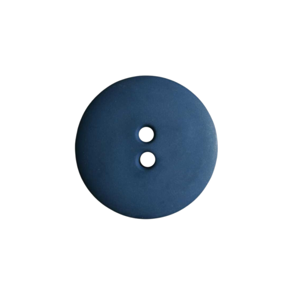 Modeknopf matt 11mm jeansblau dunkel