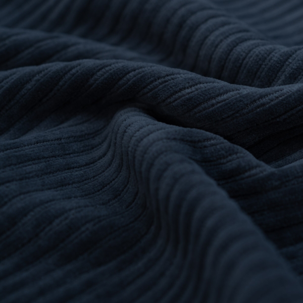Breitcord Baumwolljersey dark navy