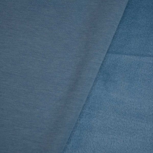 Alpenfleece Kuschelsweat jeansblau