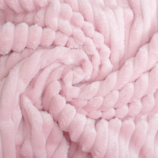 Cord-Look Fleece rosa