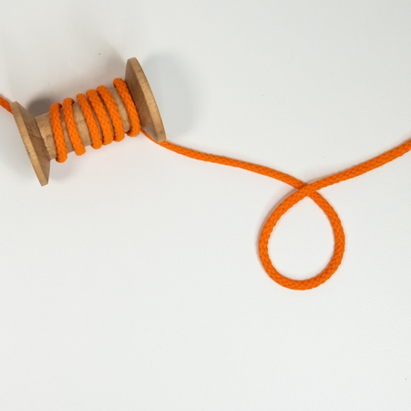 Kordel geflochten 6mm orange