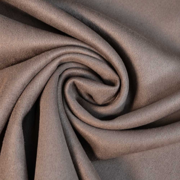 Wildlederjersey taupe