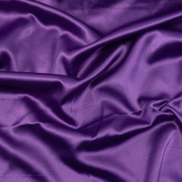 Satin Stretch Glänzend Uni lila