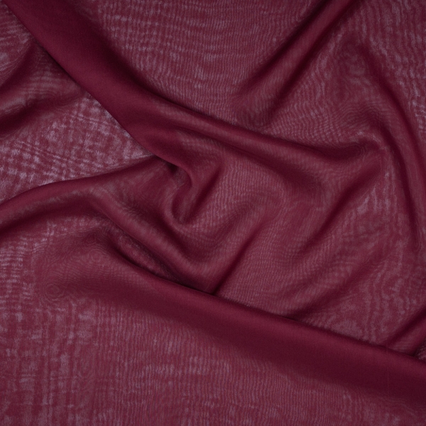 Italienischer Seiden Chiffon bordeaux