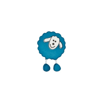 Prym Kinderknopf Schaf 18mm blau