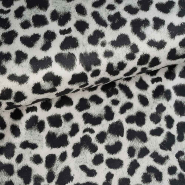 Wildlederjersey Leo ecru