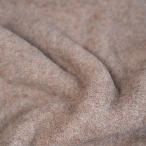 Merino Woll Fleece SUPERSOFT taupe melange