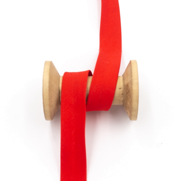 Baumwoll Schrägband rot