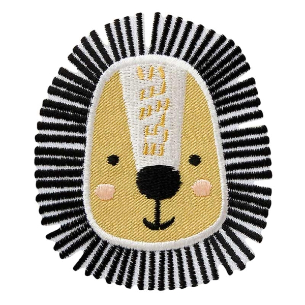 Applikation Löwen-Kopf