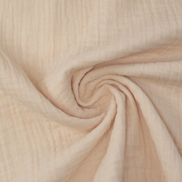 Bio-Musselin Double beige
