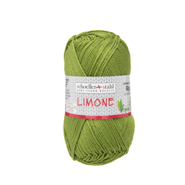 Strickgarn Baumwolle Limone kiwigrün