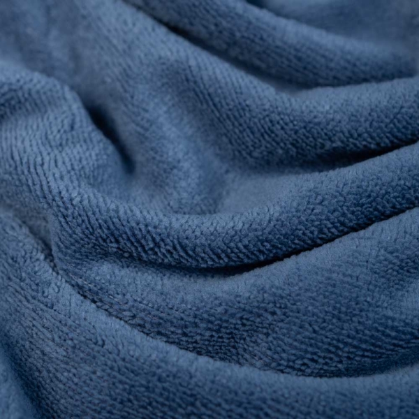 Bamboo Fleece Doubleface jeansblau