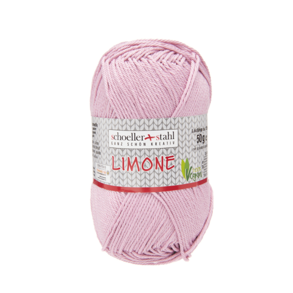 Strickgarn Baumwolle Limone rosa
