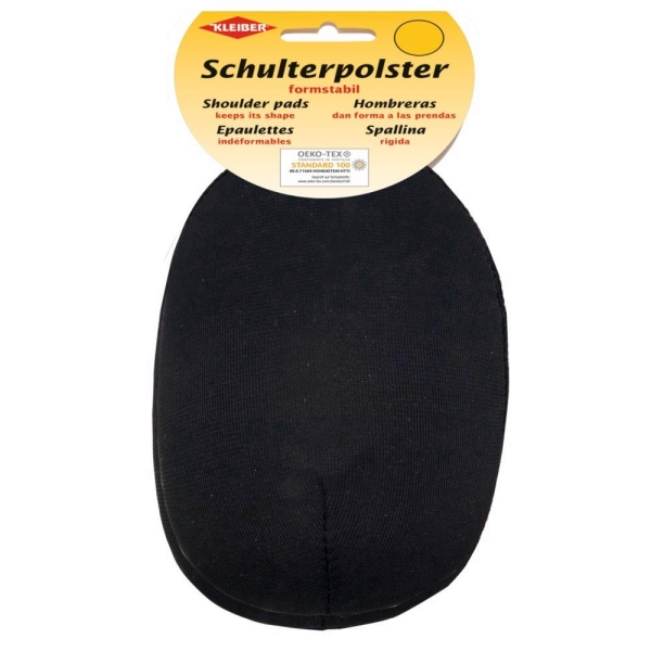 Kleiber Schulterpolster Satin Raglan schwarz