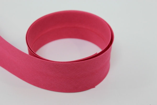 Schrägband 2cm oder 4cm breit vorgefalzt pink