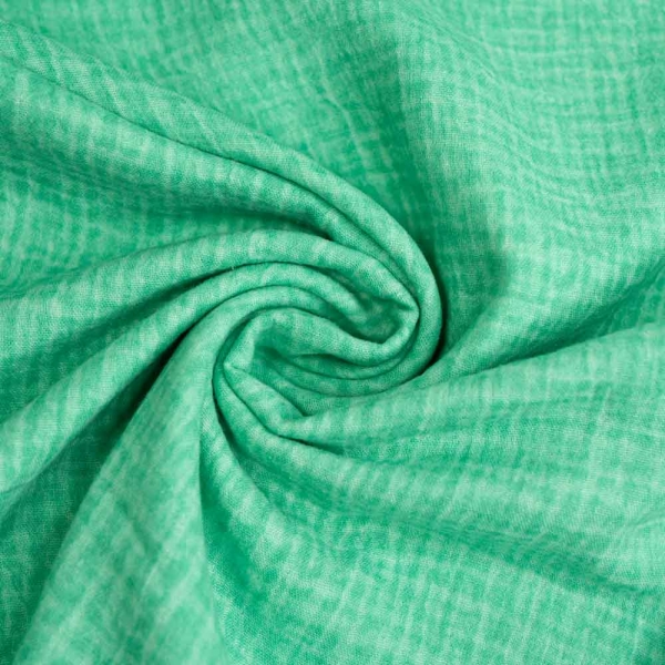 Musselin Double Gauze Vintage mint dunkel