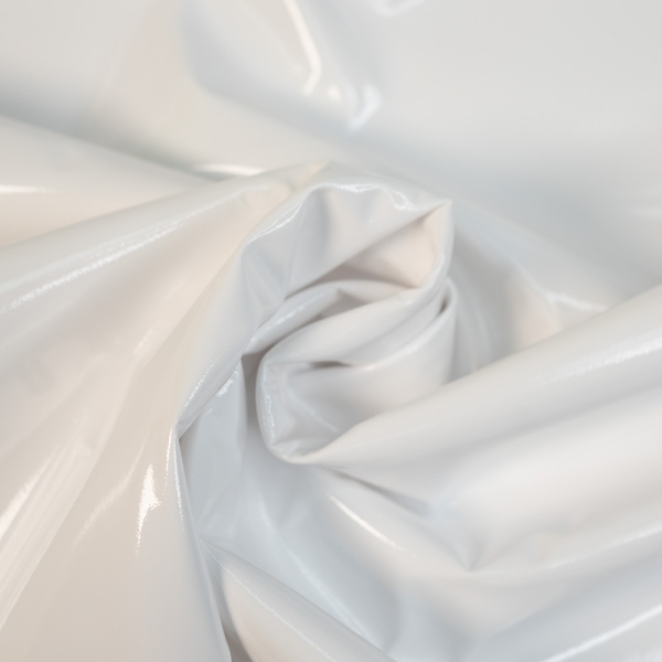 Lackleder Imitat weiß