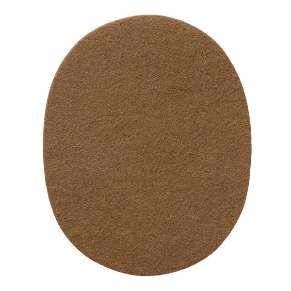 Applikation Stoffflicken hellbraun