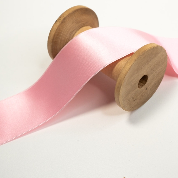 Satin Schleifenband 38mm rosa