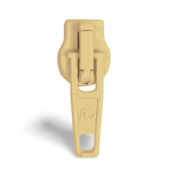 Zipper 6,4mm hellgelb