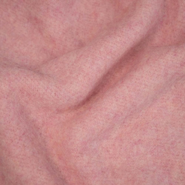 Merino Woll Fleece SUPERSOFT rosa melange