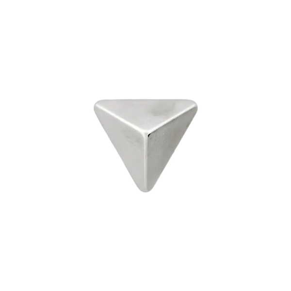 Zierniete Dreieck 10mm silber