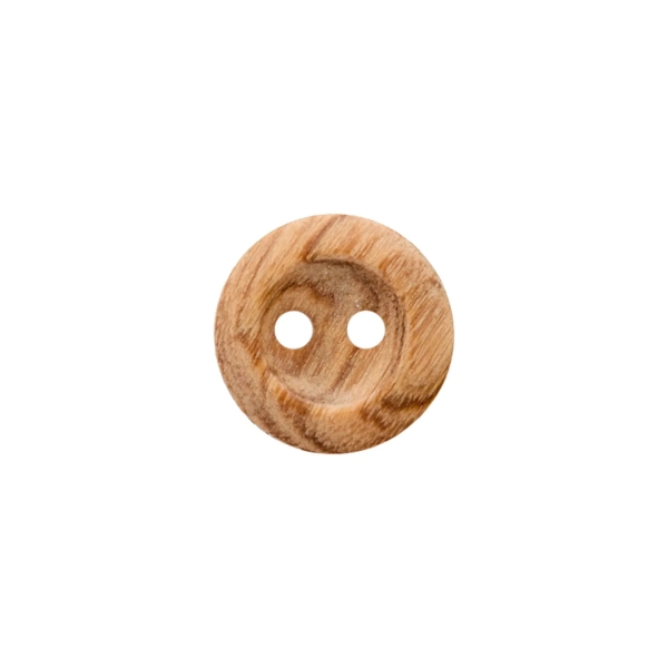 Prym Holzknopf flacher Rand 9mm Beige