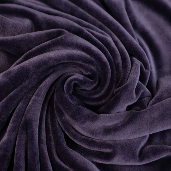 Velvet Samt-Sweat elastisch beere dunkel
