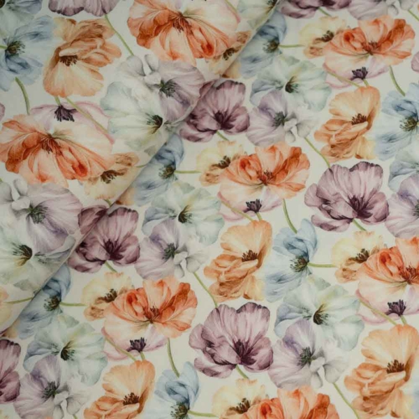 Bamboo Jersey Pfingstrose ecru