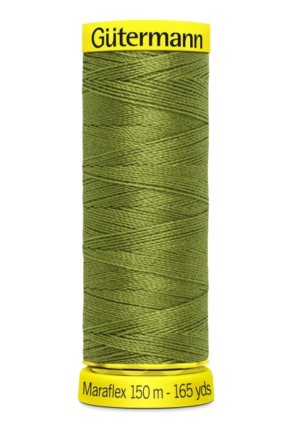 Elastisches Garn Gütermann Maraflex 150m olivgrün hell Nr. 582