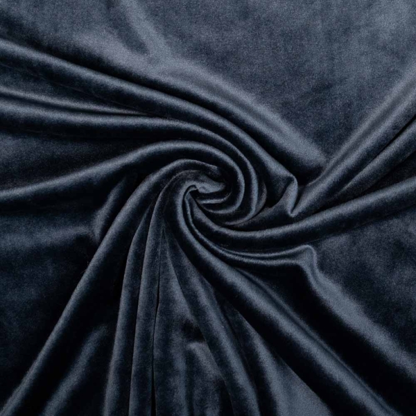Velvet Samt-Sweat Sofia navy
