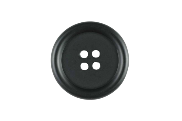 Modeknopf 28 mm schwarz