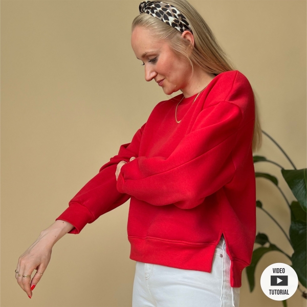 Schnittmuster sewingmachina oversize Pullover Anton