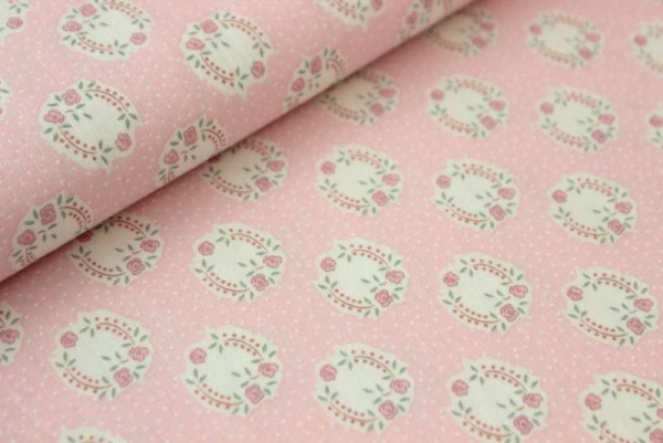 1,30m Reststück Gütermann Glückskranz rosa