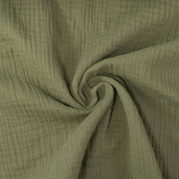 Bio-Musselin Double khaki