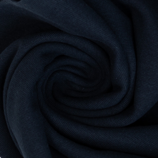 50cm Zuschnitt Feinstrick Bündchen dark navy