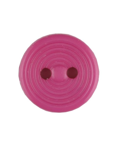 Hemd- und Blusenknopf Rillen 13mm pink